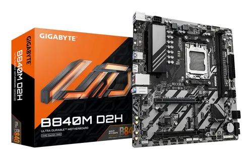 GIGABYTE B840M D2H płyta główna AMD B840 Gniazdo AM5 micro ATX