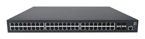 LevelOne GTP-5271DP przełącznik sieciowy Zarządzany L2/L3 Gigabit Ethernet (10/100/1000) Obsługa PoE 1U Szary