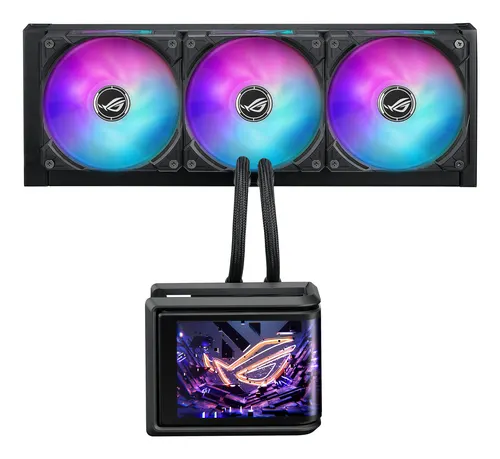 ASUS ROG Ryuo IV SLC 360 ARGB Procesor Chłodnica cieczy all-in-one 12 cm Czarny