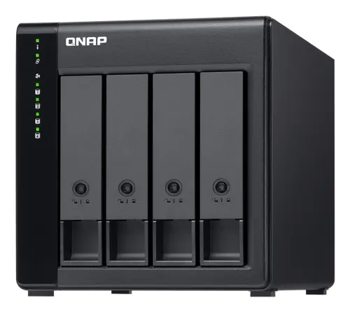 QNAP TL-D400S obudowa do dysków twardych Obudowa HDD/SSD Czarny, Szary 2.5/3.5"
