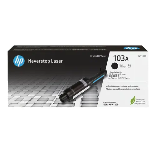 HP Oryginalny zestaw do uzupełniania czarnego tonera 103A Neverstop