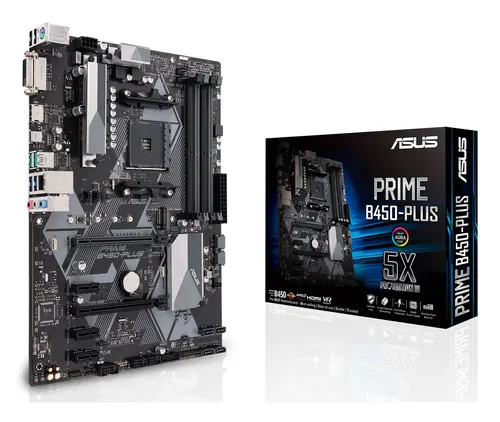 ASUS PRIME B450-PLUS AMD B450 Socket AM4 ATX