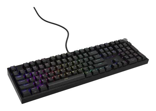 GENESIS Thor 404 klawiatura Uniwersalne USB QWERTY Angielski Czarny