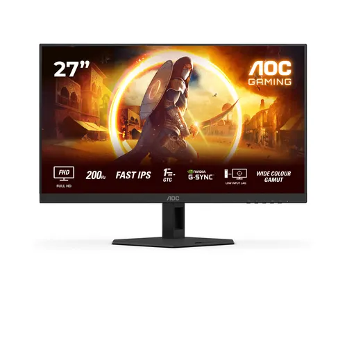 AOC G4 27G4HRE monitor komputerowy 68,6 cm (27") 1920 x 1080 px Full HD LED Czarny, Czerwony