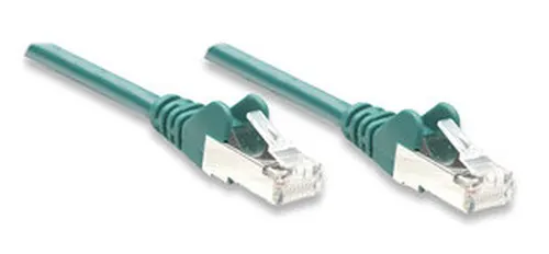 Intellinet 331876 kabel sieciowy Zielony 1 m