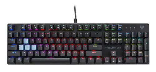 Acer Predator Aethon 303 klawiatura Gaming USB QWERTY Amerykański międzynarodowy Czarny