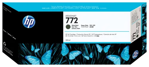 HP Czarny matowy wkład atramentowy 772 DesignJet 300 ml