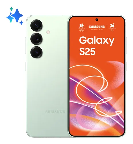 Samsung Galaxy S25 15,8 cm (6.2") Dual SIM Android 15 5G USB Type-C 12 GB 512 GB 4000 mAh Miętowy