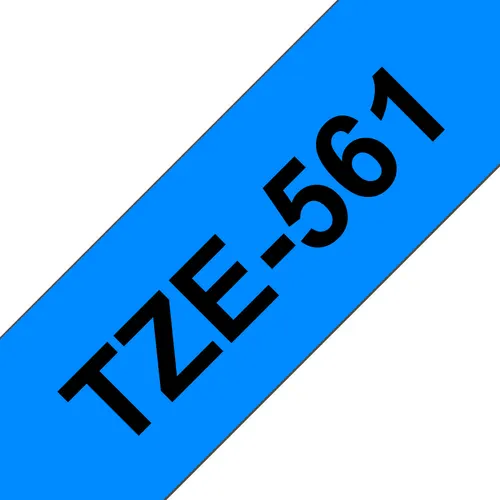 Brother TZE-561 taśmy do etykietowania Czarny na niebieskim
