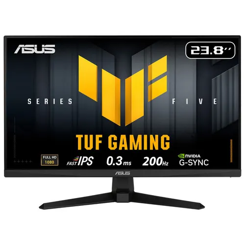 ASUS TUF Gaming VG249Q5A monitor komputerowy 60,5 cm (23.8") 1920 x 1080 px Full HD LCD Czarny