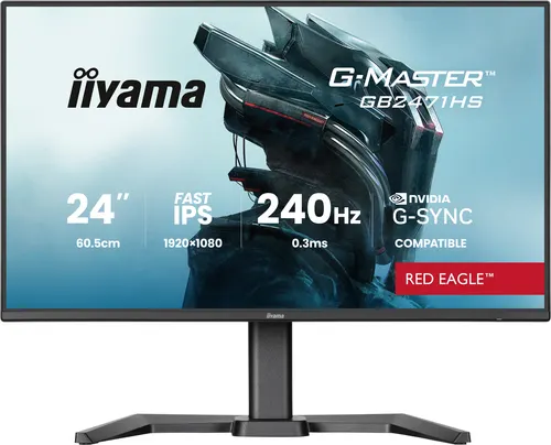 iiyama G-MASTER GB2471HS-B1 monitor komputerowy 60,5 cm (23.8") 1920 x 1080 px Full HD Czarny