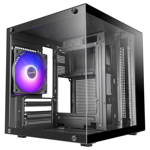 Mars Gaming MC-CUBE zabezpieczenia & uchwyty komputerów Mini Tower Czarny
