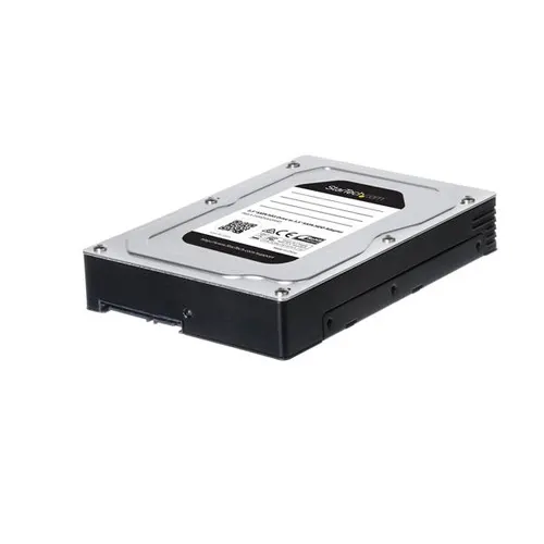 StarTech.com 25SATSAS35HD panel drive bay 8,89 cm (3.5") Panel nośny Czarny, Srebrny