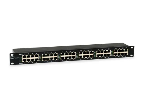LevelOne ESP-2400 ochrona przeciwprzepięciowa Czarny 0 x gniazdo sieciowe 58 V