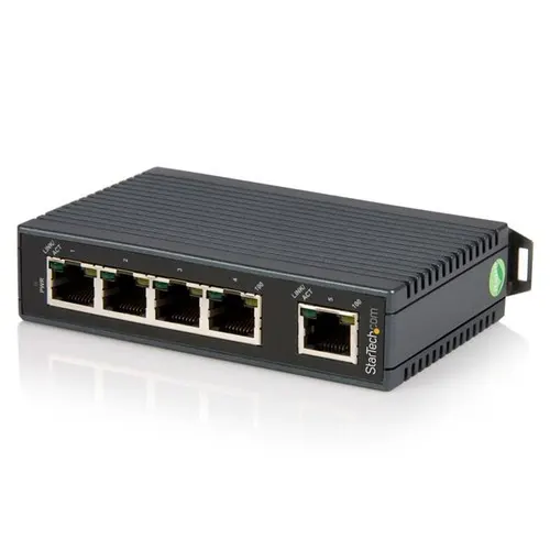 StarTech.com IES5102 przełącznik sieciowy Nie zarządzany Fast Ethernet (10/100) Czarny