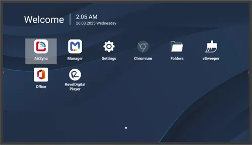 Viewsonic CDE6531-1C signage display Płaski panel Digital Signage 165,1 cm (65") LCD Wi-Fi 500 cd/m² 4K Ultra HD Czarny Procesor wbudowany Android 14 24/7