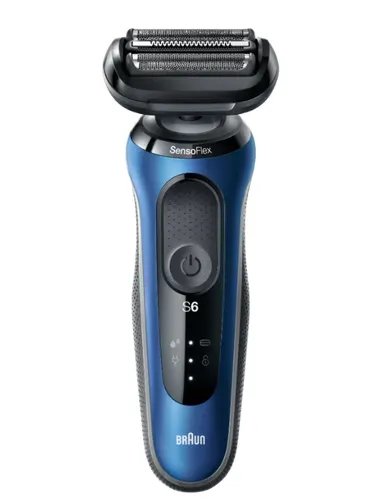 Braun Series 6 61-B4500cs Golarka foliowa Przycinarka Czarny, Niebieski