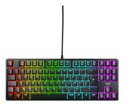 CHERRY K4V2 TKL klawiatura Gaming USB AZERTY Francuski Czarny
