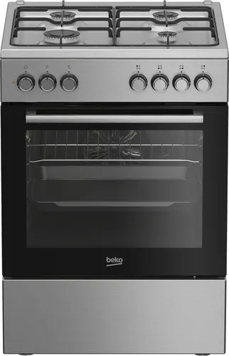 Beko FBE62130GXDN pierkarnik Kuchenka wolnostojąca Prąd elektryczny Gaz Czarny