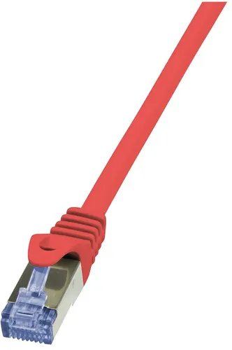 LogiLink Cat6a S/FTP, 1.5m kabel sieciowy Czerwony 1,5 m S/FTP (S-STP)