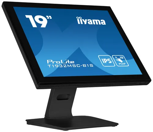 iiyama ProLite T1932MSC-B1S monitor komputerowy 48,3 cm (19") 1280 x 1024 px Full HD LED Ekran dotykowy Blad Czarny