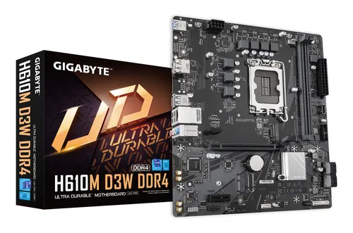 GIGABYTE H610M D3W DDR4 płyta główna Intel H610 LGA 1700 micro ATX