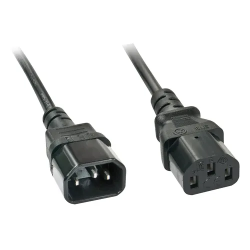 Lindy 30331 kabel zasilające Czarny 2 m C14 panel C13 panel