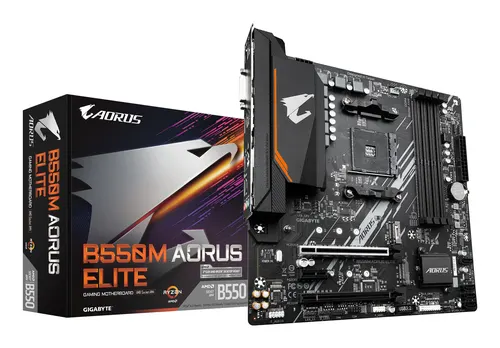 GIGABYTE B550M AORUS ELITE płyta główna AMD B550 Socket AM4 micro ATX