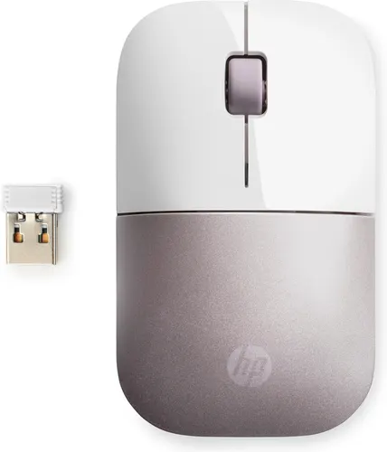 HP Mysz bezprzewodowa Z3700 (biała/różowa)