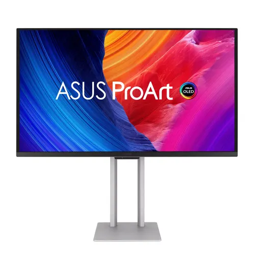 ASUS ProArt OLED PA27UCDMR monitor komputerowy 67,3 cm (26.5") 3840 x 2160 px 4K Ultra HD LED Srebrny
