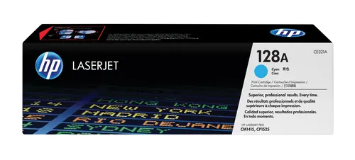 HP 128A oryginalny wkład z błękitnym tonerem LaserJet