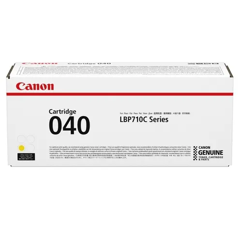 Canon 040 kaseta z tonerem 1 szt. Oryginalny Żółty