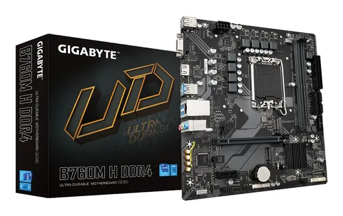 GIGABYTE B760M H DDR4 płyta główna Intel B760 Express LGA 1700 micro ATX