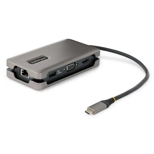 StarTech.com DKT31CVHPD3 stacja dokująca Przewodowa USB 3.2 Gen 2 (3.1 Gen 2) Type-C Szary