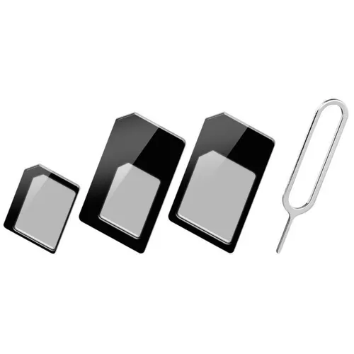 Techly I-SIM-3 adapter kart pamięci flash/SIM Adapter do karty SIM