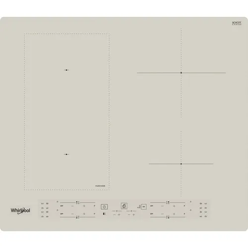 Whirlpool WLB6860NE/S Srebrny Wbudowany Płyta indukcyjna strefowa 4 stref(y)