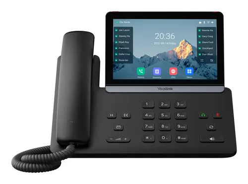 Yealink T87W telefon VoIP Czarny LCD Wi-Fi