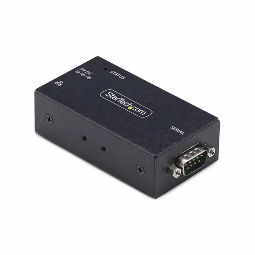 StarTech.com I13-SERIAL-ETHERNET konwerter szeregowy/repeater/izolator RS-232 RJ-45 Czarny