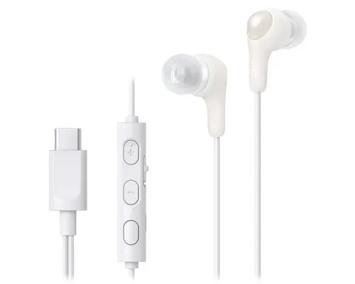 JVC HA-FR9UC Zestaw słuchawkowy Przewodowa Douszny Połączenia/muzyka USB Type-C Biały