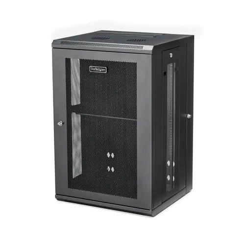 StarTech.com RK1820WALHM stojak 18U Szafa wisząca Czarny