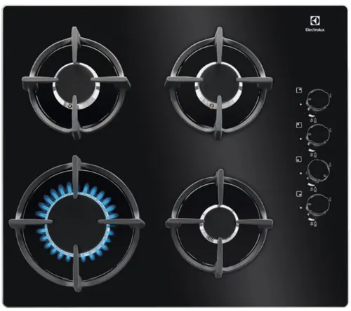 Electrolux EGG6407K Czarny Wbudowany 59 cm Gaz 4 stref(y)