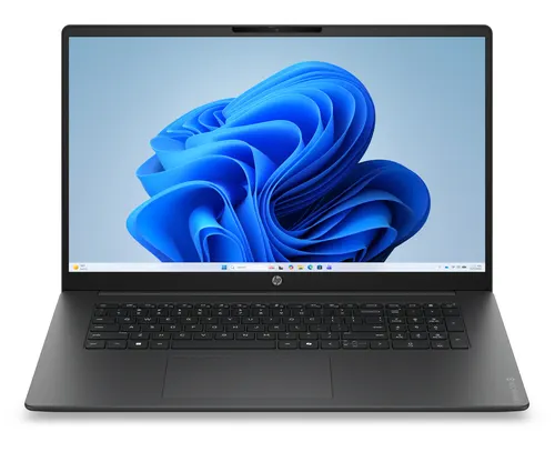 HP OmniBook 3 Laptop AI 17-dn0000nw AMD Ryzen™ 7 250 43,9 cm (17.3") Full HD 24 GB DDR5-SDRAM 512 GB SSD Wi-Fi 7 (802.11be) Windows 11 Home AI PC Czarny, Szary