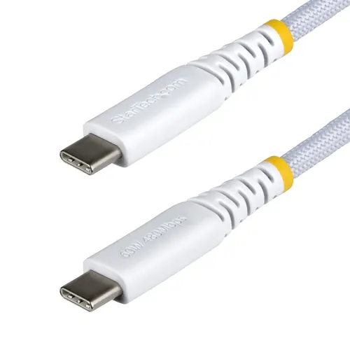 StarTech.com USB2CC3MNCBRWH kabel USB USB 2.0 3 m USB C 0,48 Gbit/s 60 W Biały