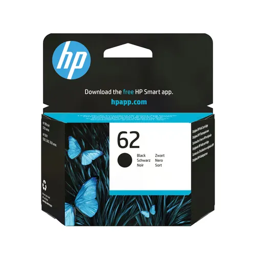 HP 62 oryginalny wkład atramentowy czarny (C2P04AE)