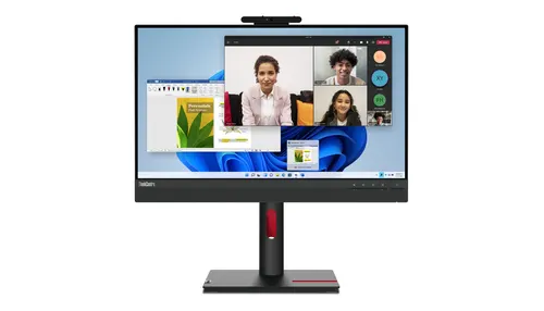 Lenovo ThinkCentre TIO-24 Gen5 monitor komputerowy 60,5 cm (23.8") 1920 x 1080 px Full HD LED Ekran dotykowy Czarny