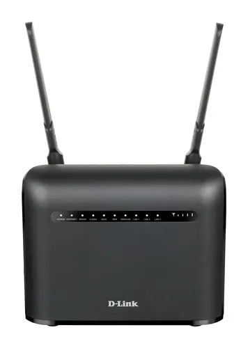 D-Link AC1200 router bezprzewodowy Gigabit Ethernet Dual-band (2.4 GHz/5 GHz) 4G Czarny