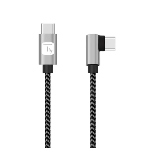 Techly ICOC MU2CC9-005-AL kabel USB USB 2.0 0,5 m USB C 0,48 Gbit/s Szary, Czarny