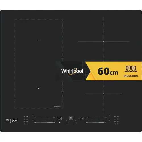 Whirlpool WL S7960 NE Czarny Wbudowany 60 cm Płyta indukcyjna strefowa 4 stref(y)