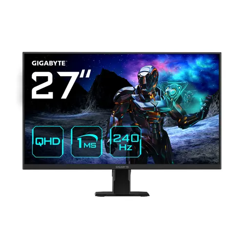 GIGABYTE GS27Q X monitor komputerowy 68,6 cm (27") 2560 x 1440 px Quad HD LED Czarny
