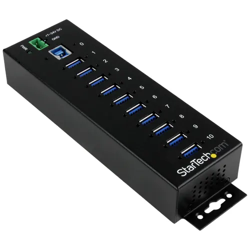 StarTech.com ST1030USBM huby i koncentratory USB 3.2 Gen 1 (3.1 Gen 1) Type-B 5000 Mbit/s Czarny